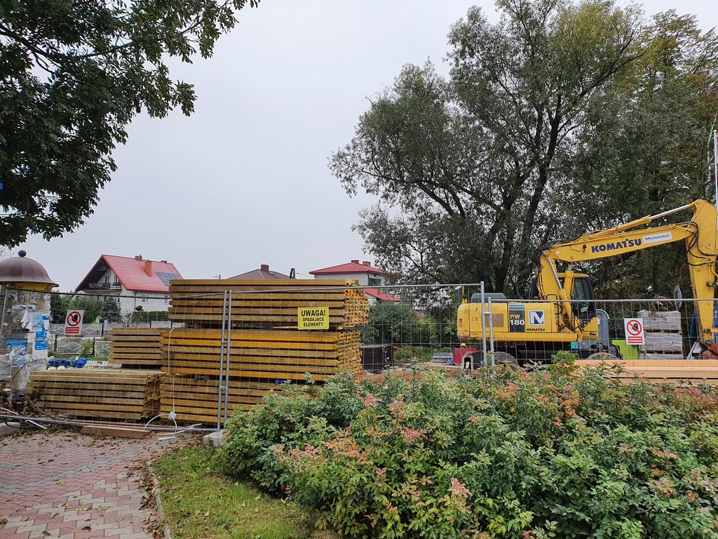 Hrubieszów: Trwają prace budowlane przy moście na Ludnej - ZDJĘCIA