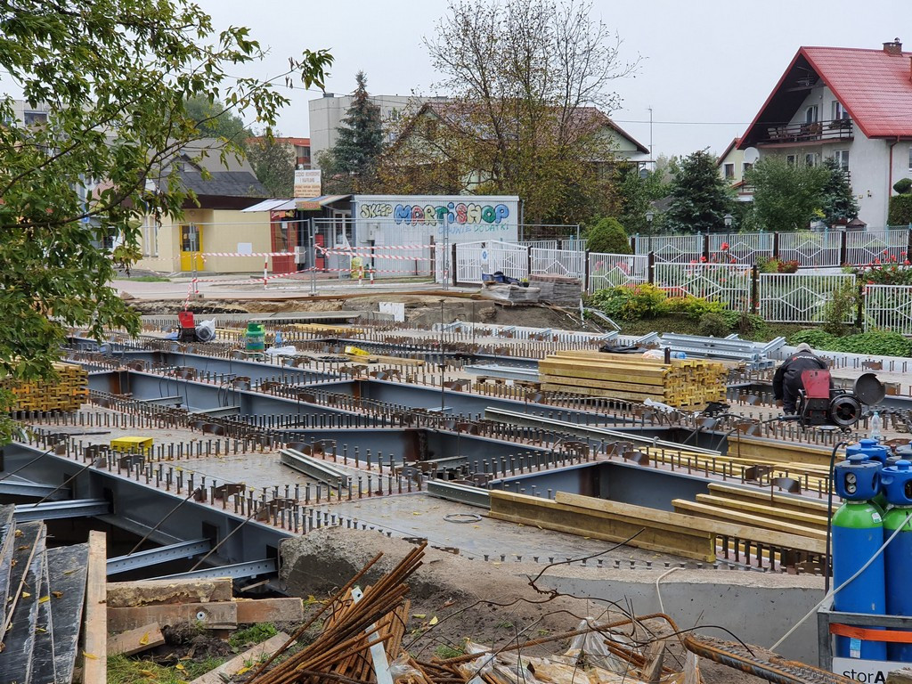 Hrubieszów: Trwają prace budowlane przy moście na Ludnej - ZDJĘCIA