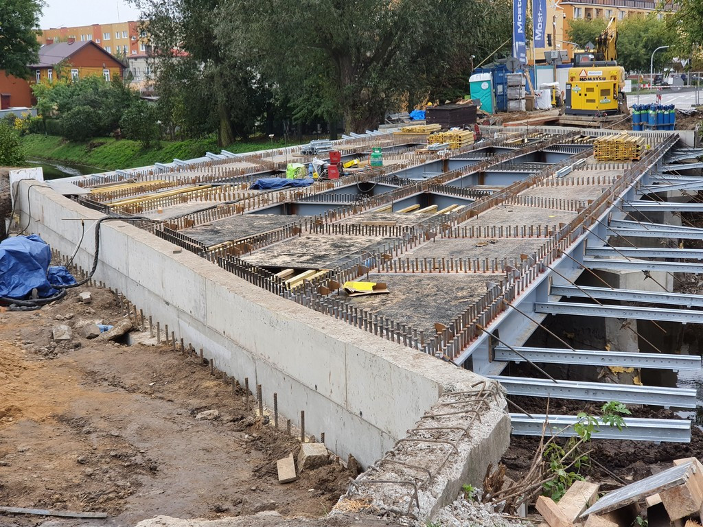 Hrubieszów: Trwają prace budowlane przy moście na Ludnej - ZDJĘCIA