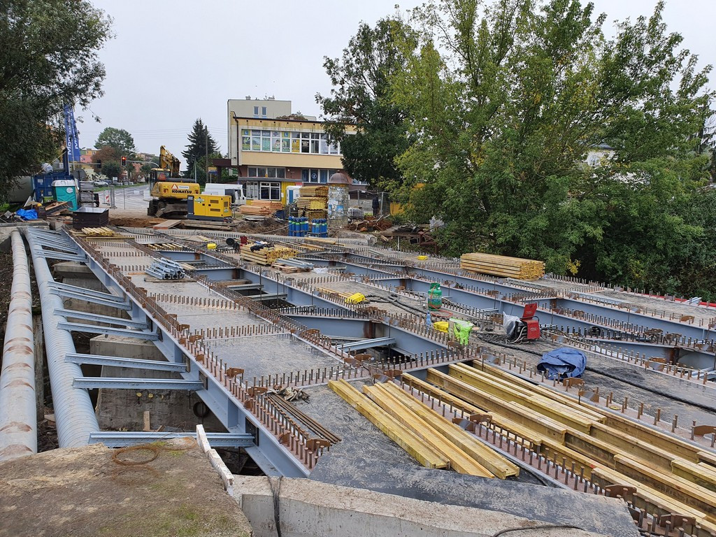 Hrubieszów: Trwają prace budowlane przy moście na Ludnej - ZDJĘCIA