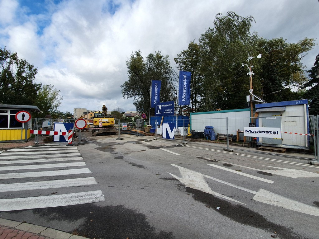Hrubieszów: Postęp prac przy moście na Ludnej - ZDJĘCIA