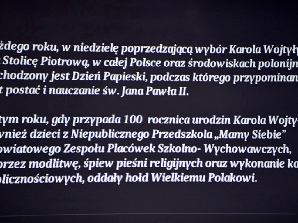 Hrubieszów: Obchody XX Dnia Papieskiego w Caritas - ZDJĘCIA