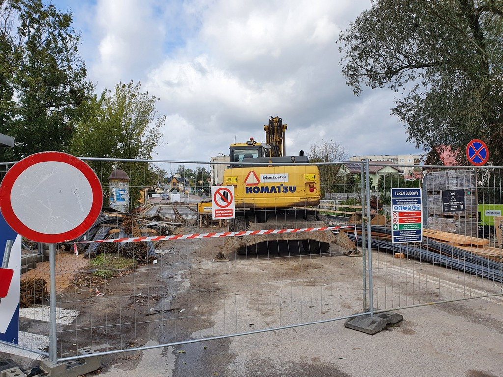 Hrubieszów: Postęp prac przy moście na Ludnej - ZDJĘCIA