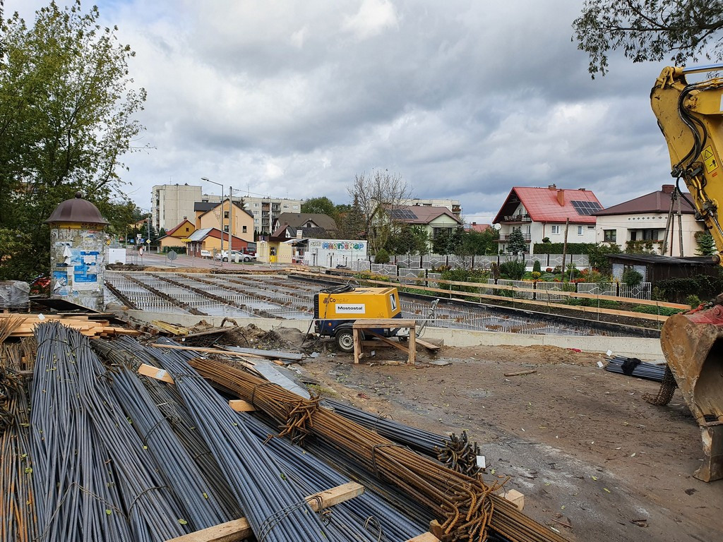 Hrubieszów: Postęp prac przy moście na Ludnej - ZDJĘCIA