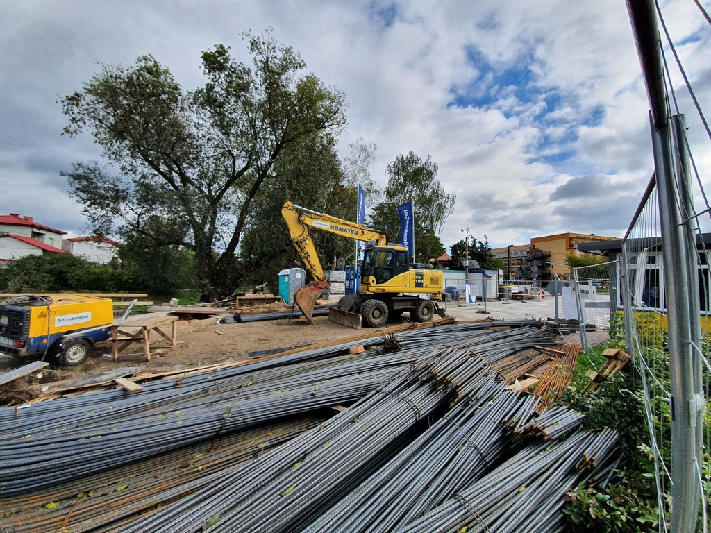 Hrubieszów: Postęp prac przy moście na Ludnej - ZDJĘCIA