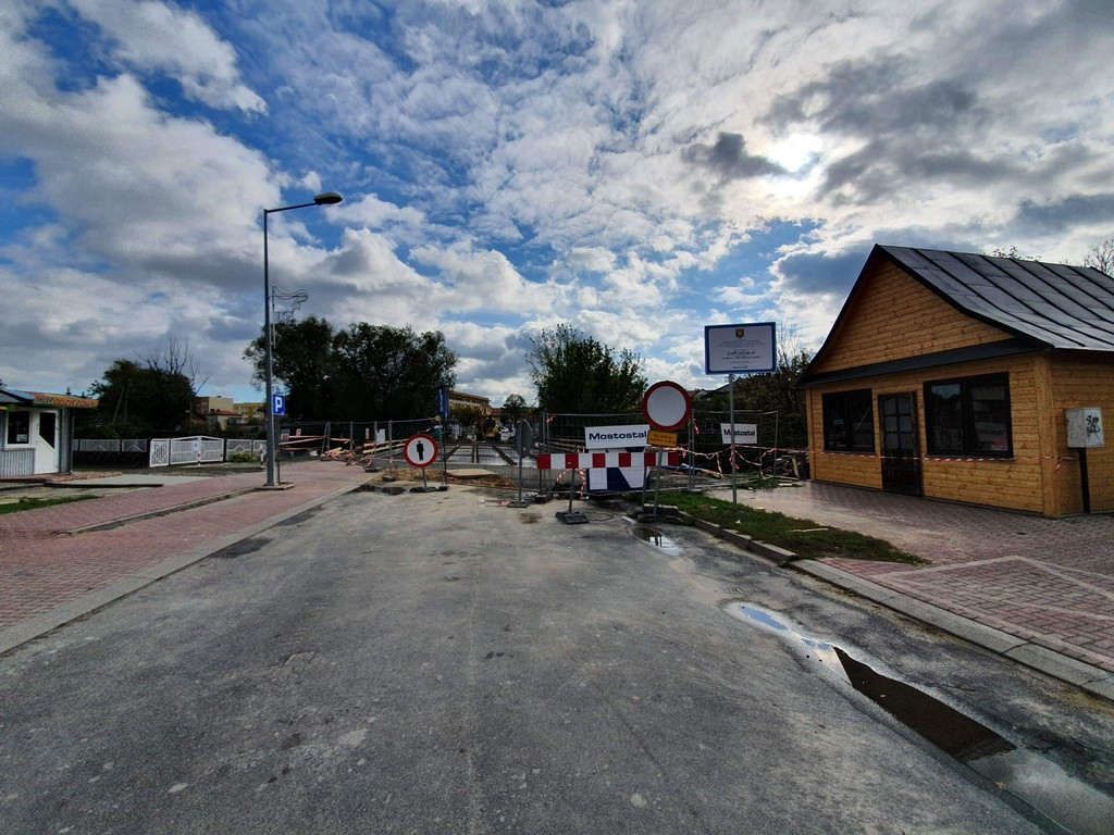 Hrubieszów: Postęp prac przy moście na Ludnej - ZDJĘCIA