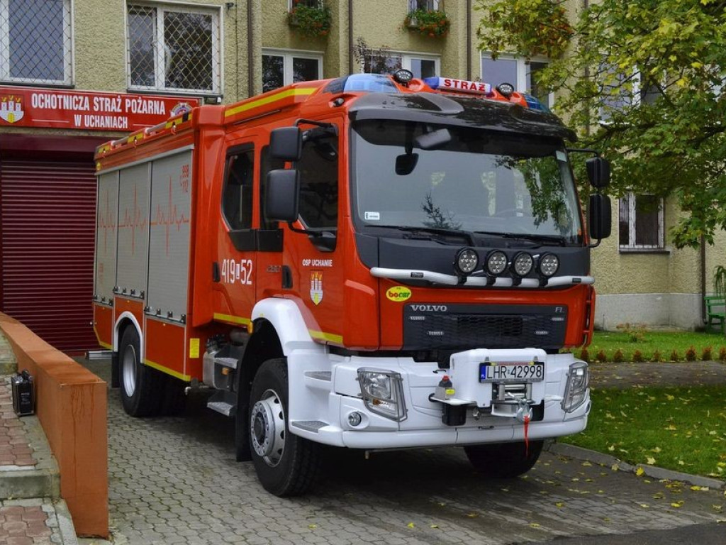Nowy wóz strażacki dla OSP w Uchaniach