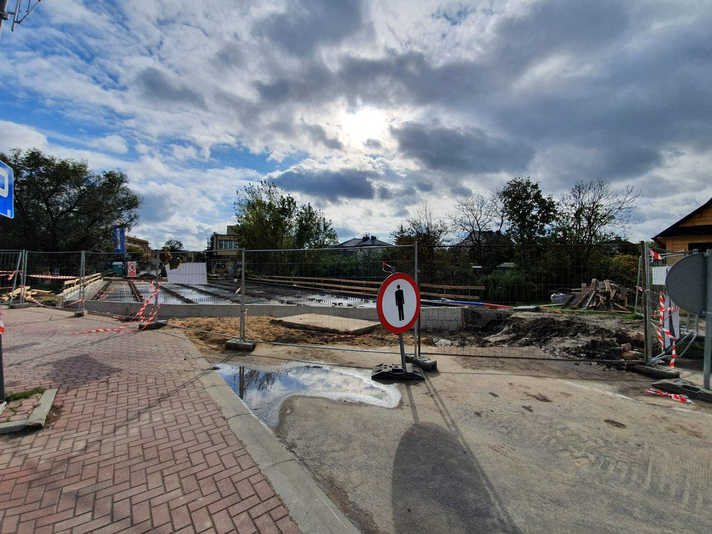 Hrubieszów: Postęp prac przy moście na Ludnej - ZDJĘCIA