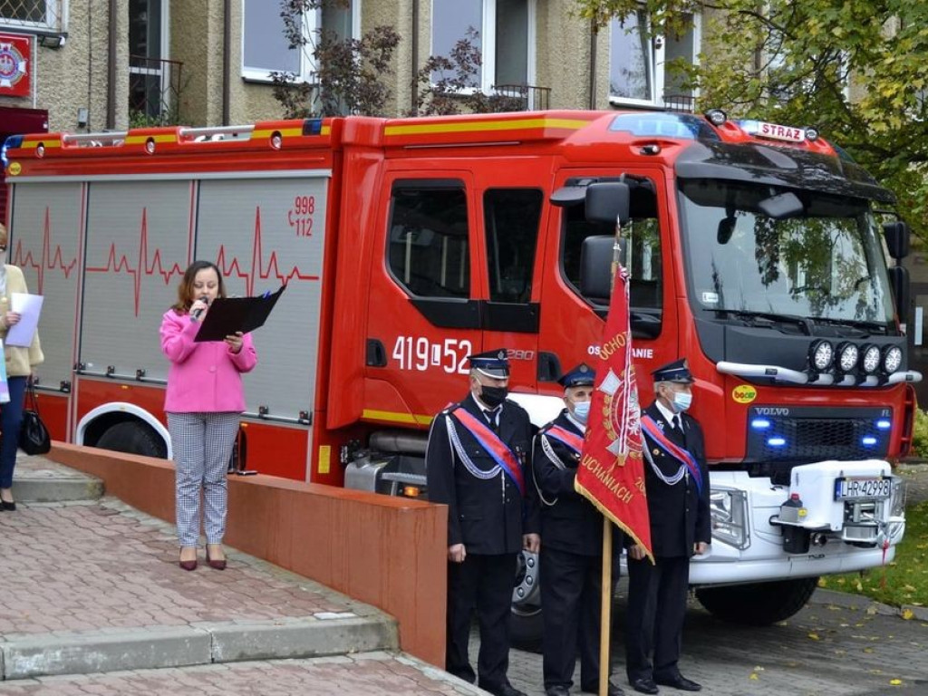 Nowy wóz strażacki dla OSP w Uchaniach