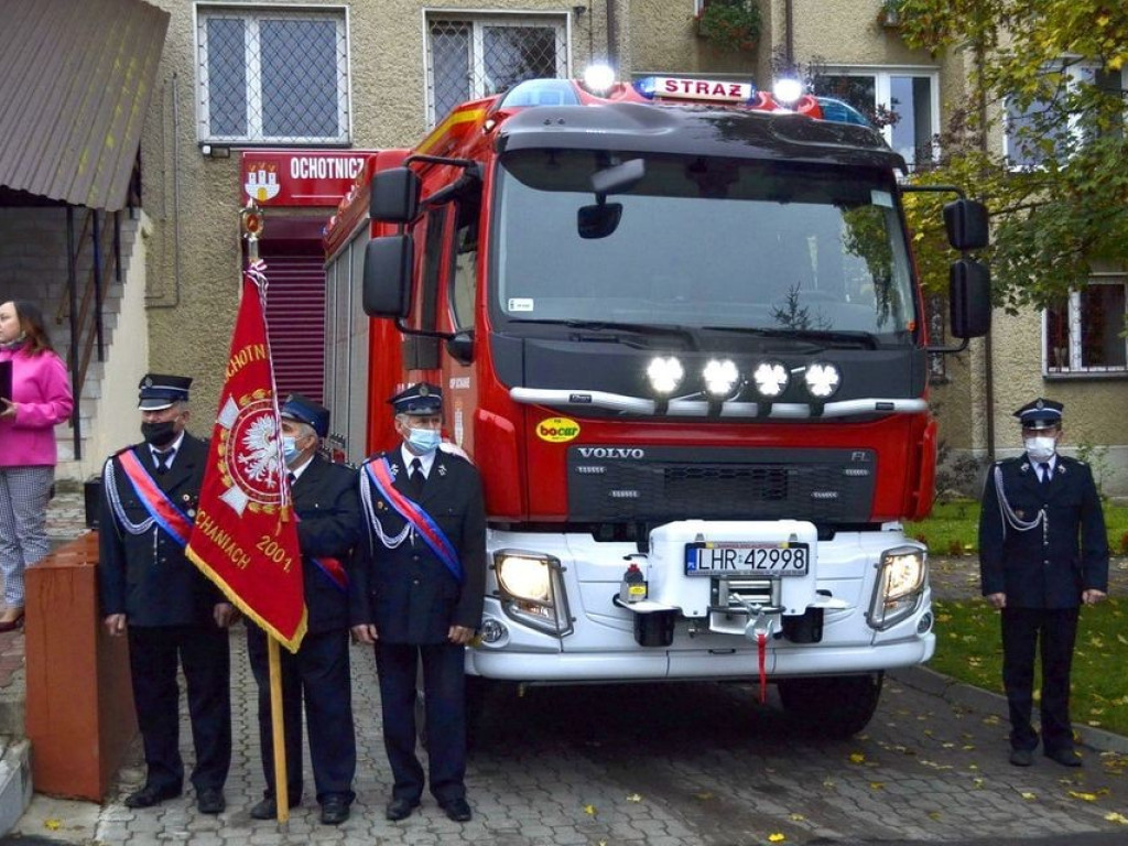 Nowy wóz strażacki dla OSP w Uchaniach