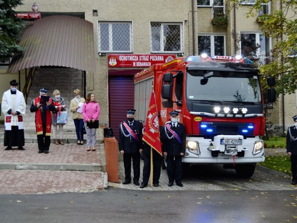 Nowy wóz strażacki dla OSP w Uchaniach