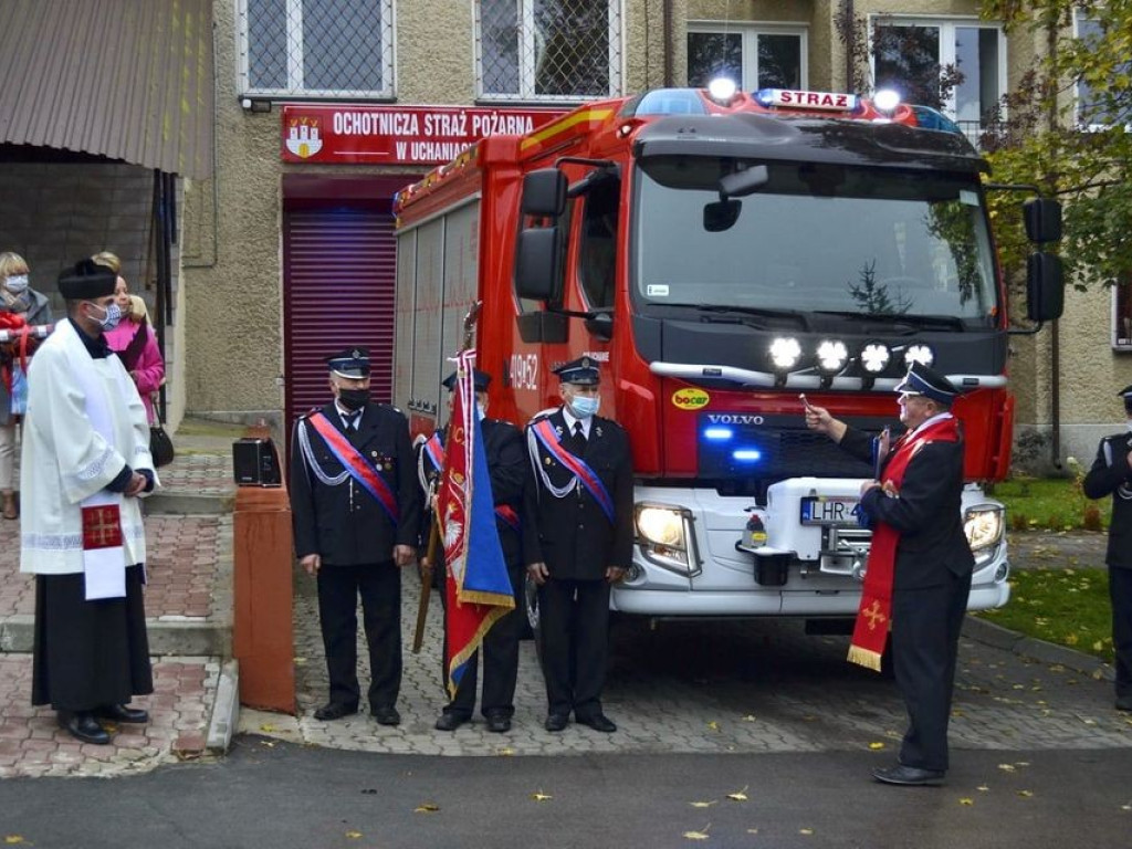 Nowy wóz strażacki dla OSP w Uchaniach