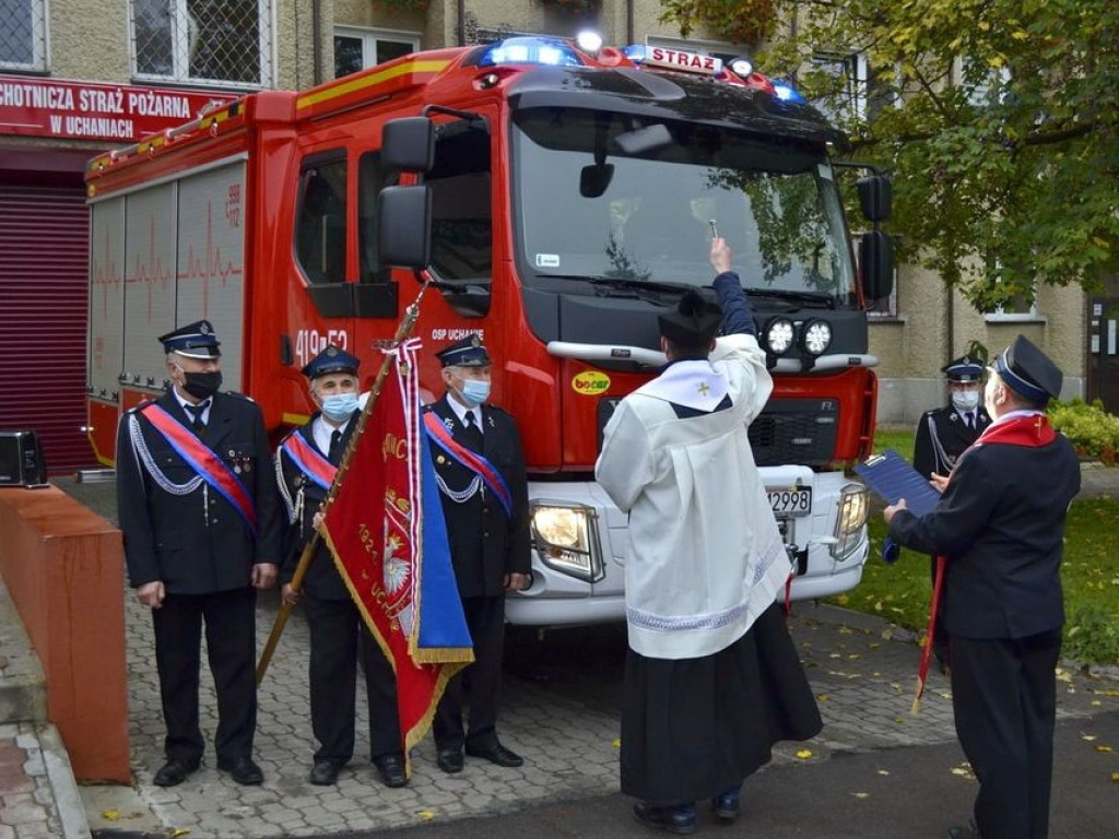 Nowy wóz strażacki dla OSP w Uchaniach
