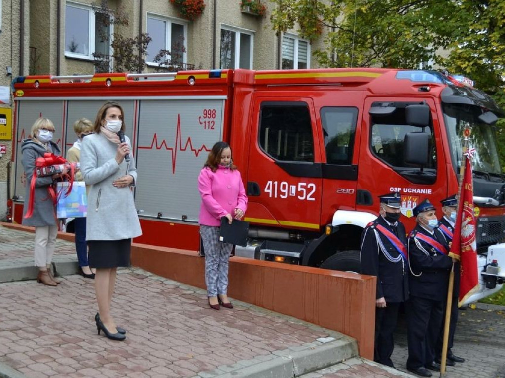 Nowy wóz strażacki dla OSP w Uchaniach