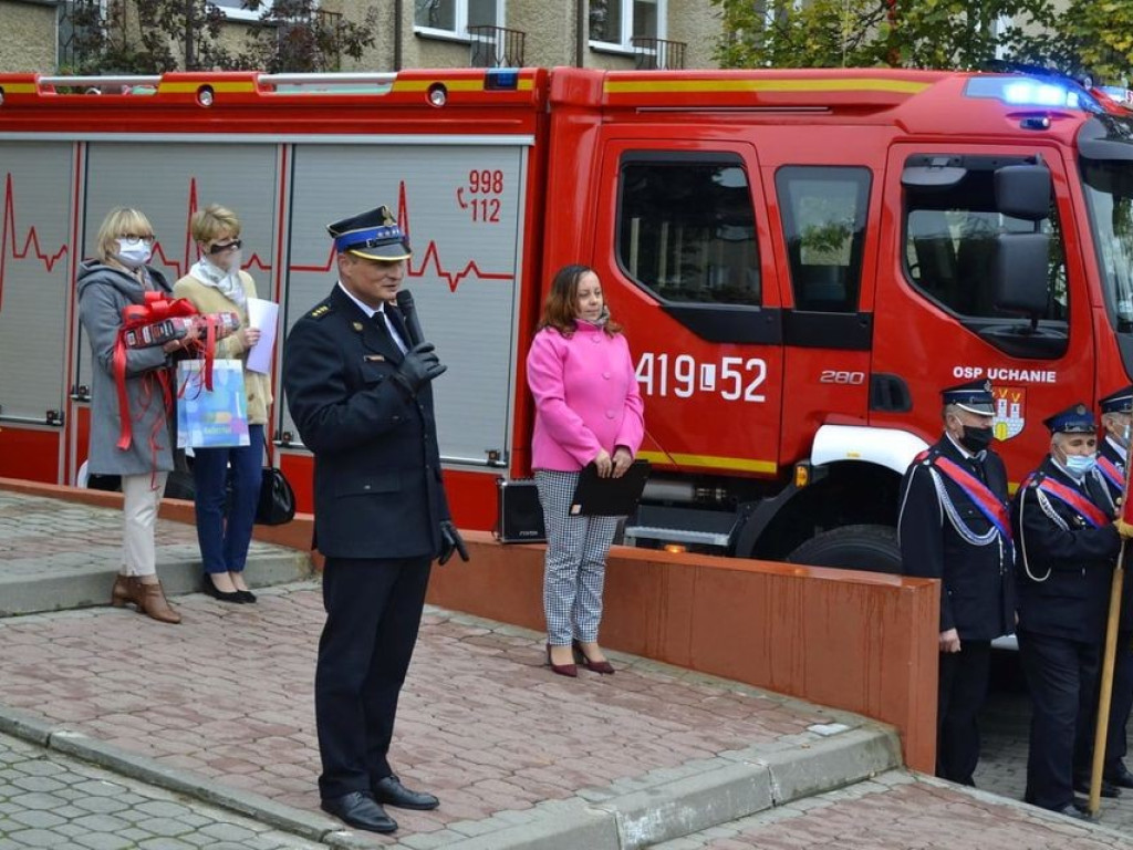 Nowy wóz strażacki dla OSP w Uchaniach