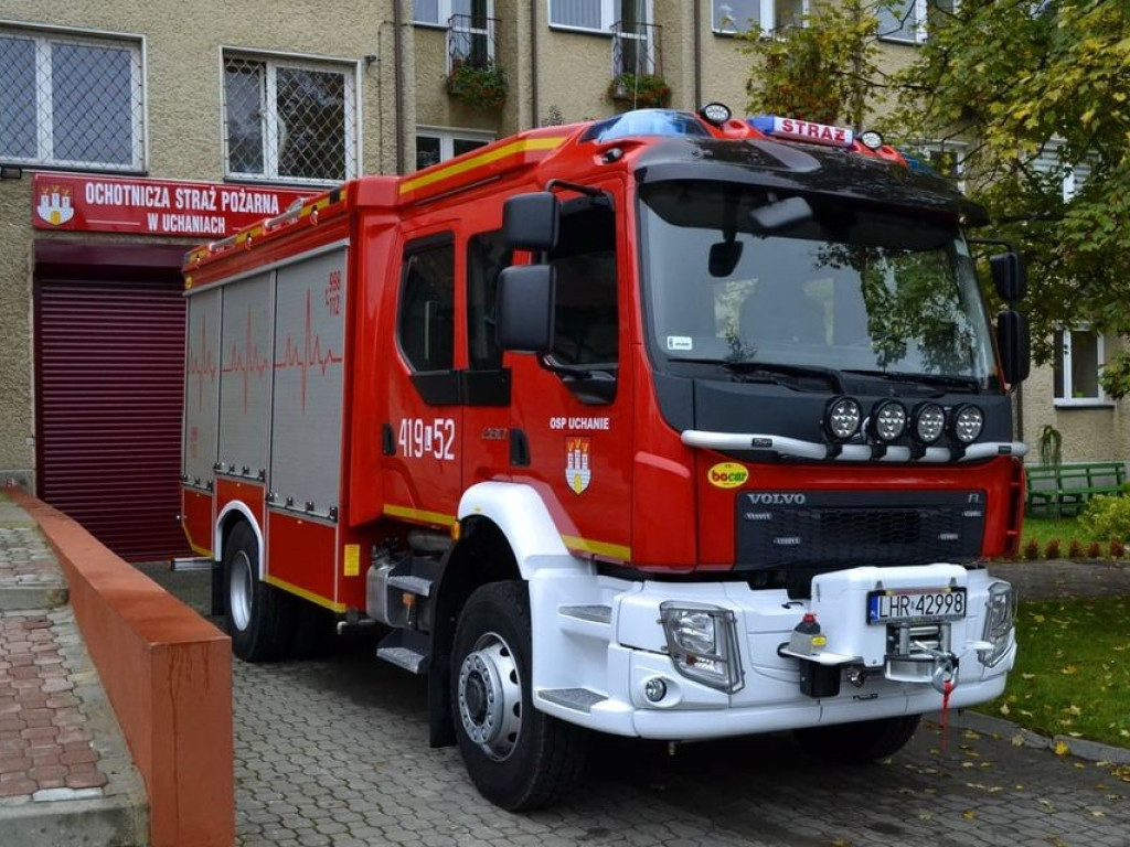 Nowy wóz strażacki dla OSP w Uchaniach