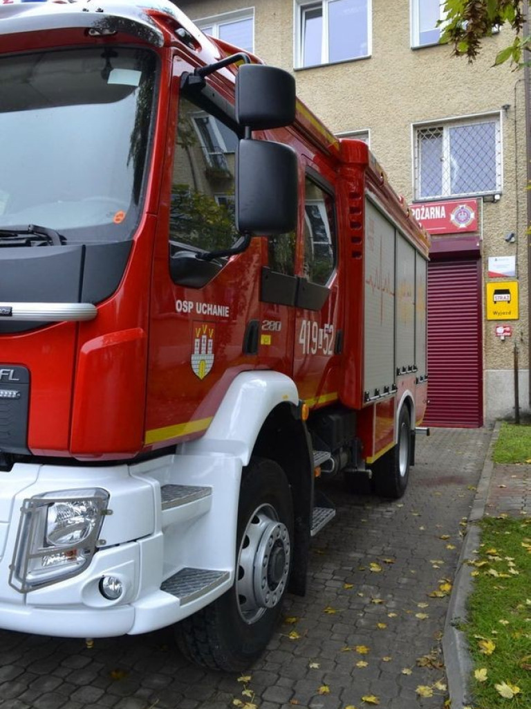 Nowy wóz strażacki dla OSP w Uchaniach