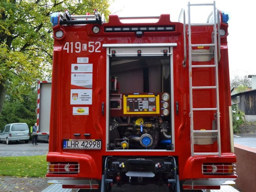 Nowy wóz strażacki dla OSP w Uchaniach
