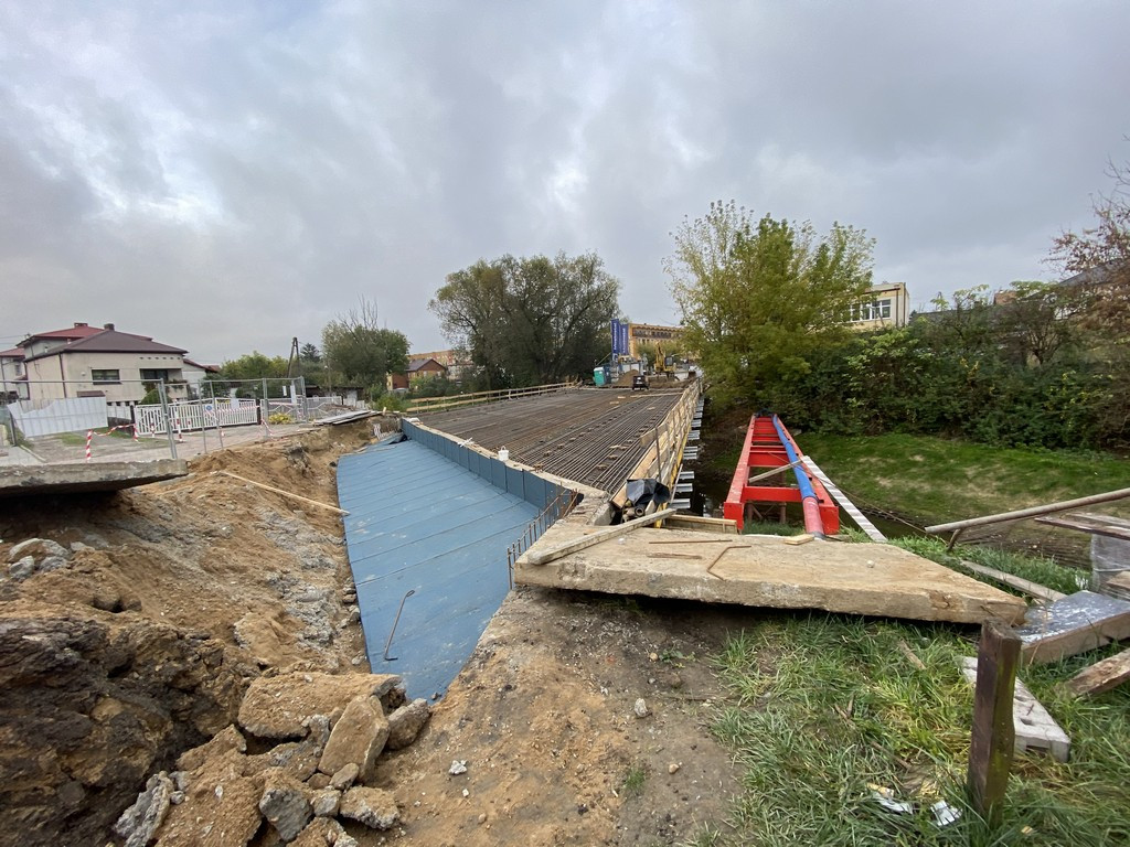 Hrubieszów: Postęp robót przy remoncie mostu na Ludnej - ZDJĘCIA