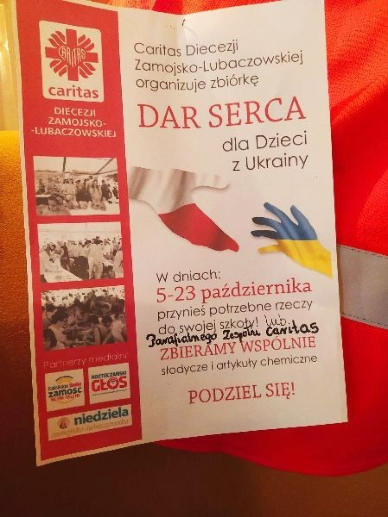 Caritas Hrubieszów - Dar serca dla Ukrainy