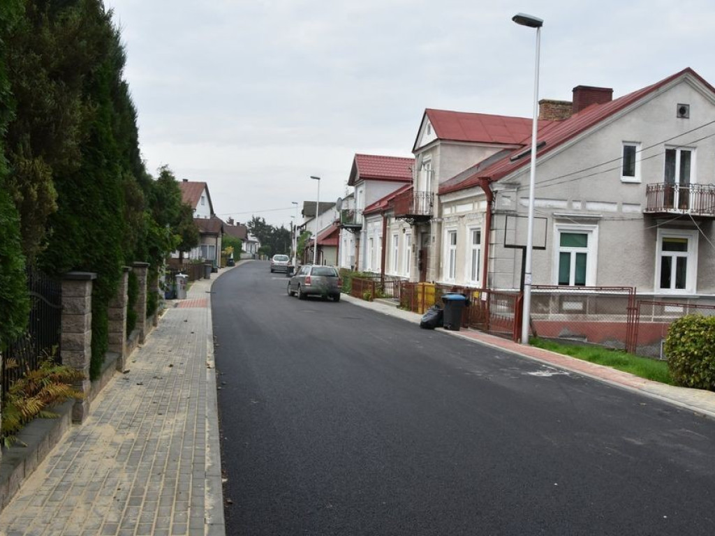 Hrubieszów: Przebudowa ulic Podzamcze i Wspólnej zakończona - ZDJĘCIA