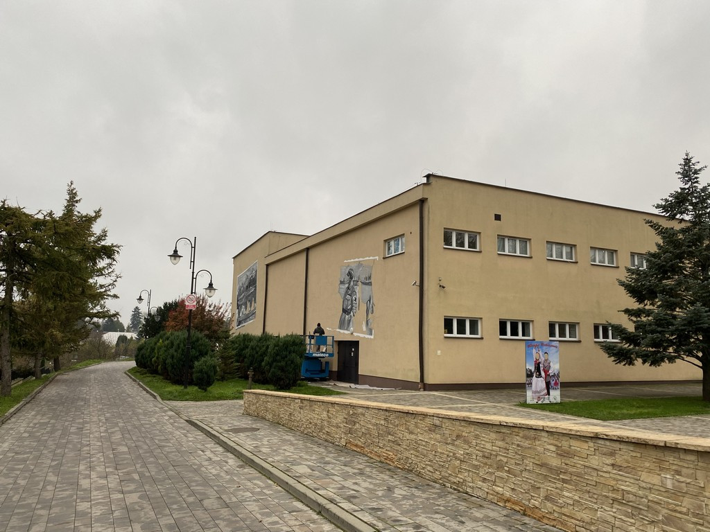 Powstaje pierwszy hrubieszowski mural - ZDJĘCIA