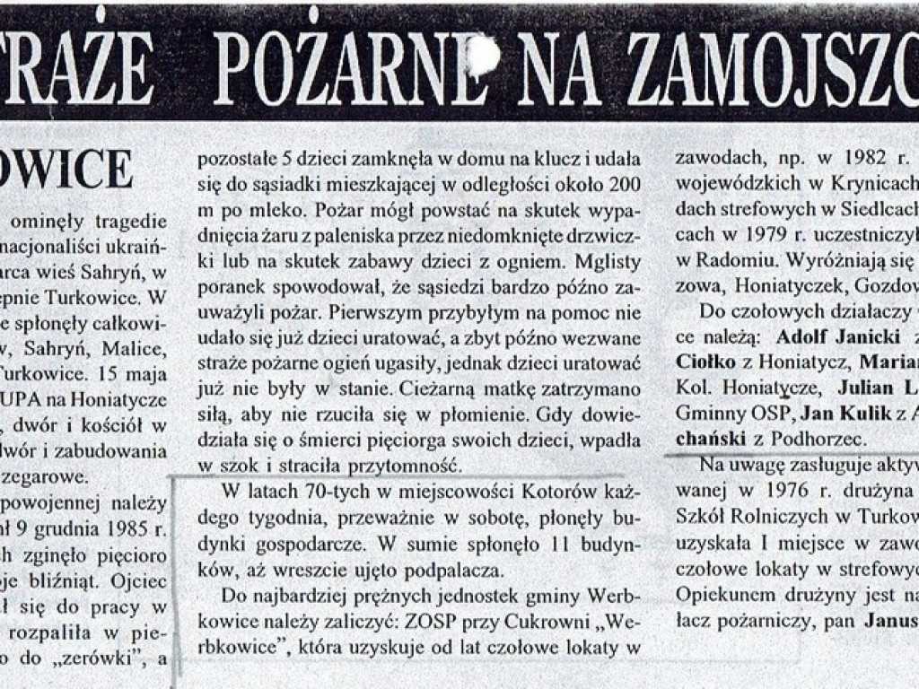 50 lat OSP w Alojzowie - Bogu na chwałę, ludziom na ratunek