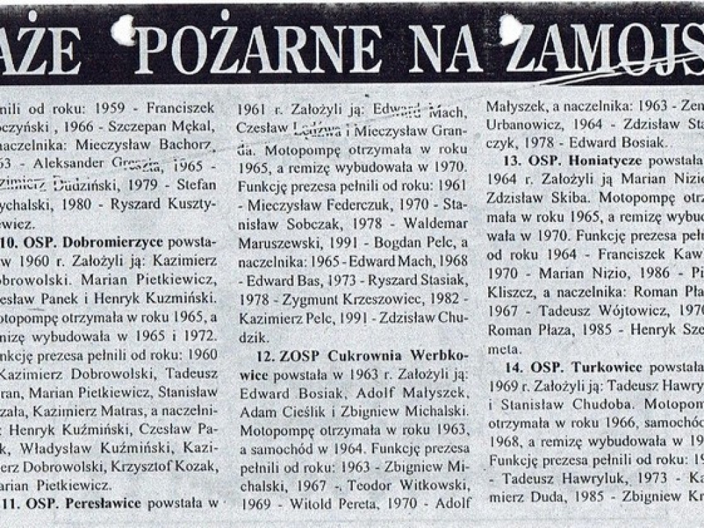 50 lat OSP w Alojzowie - Bogu na chwałę, ludziom na ratunek
