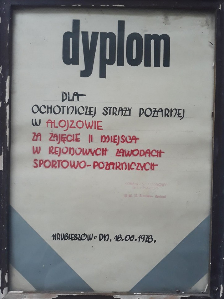 50 lat OSP w Alojzowie - Bogu na chwałę, ludziom na ratunek