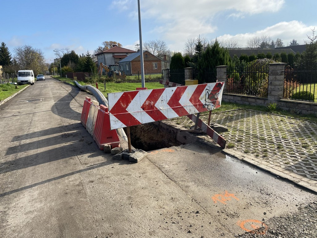 Hrubieszów: Budowa kanalizacji przy ul. Ogrodowej - ZDJĘCIA