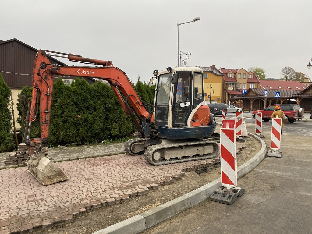 Hrubieszów: Remont chodnika na Prostej - ZDJĘCIA