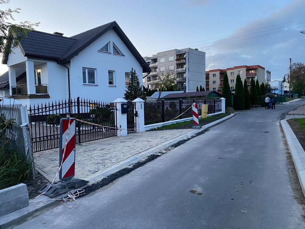 Hrubieszów: Remont na Kruczej trwa - ZDJĘCIA