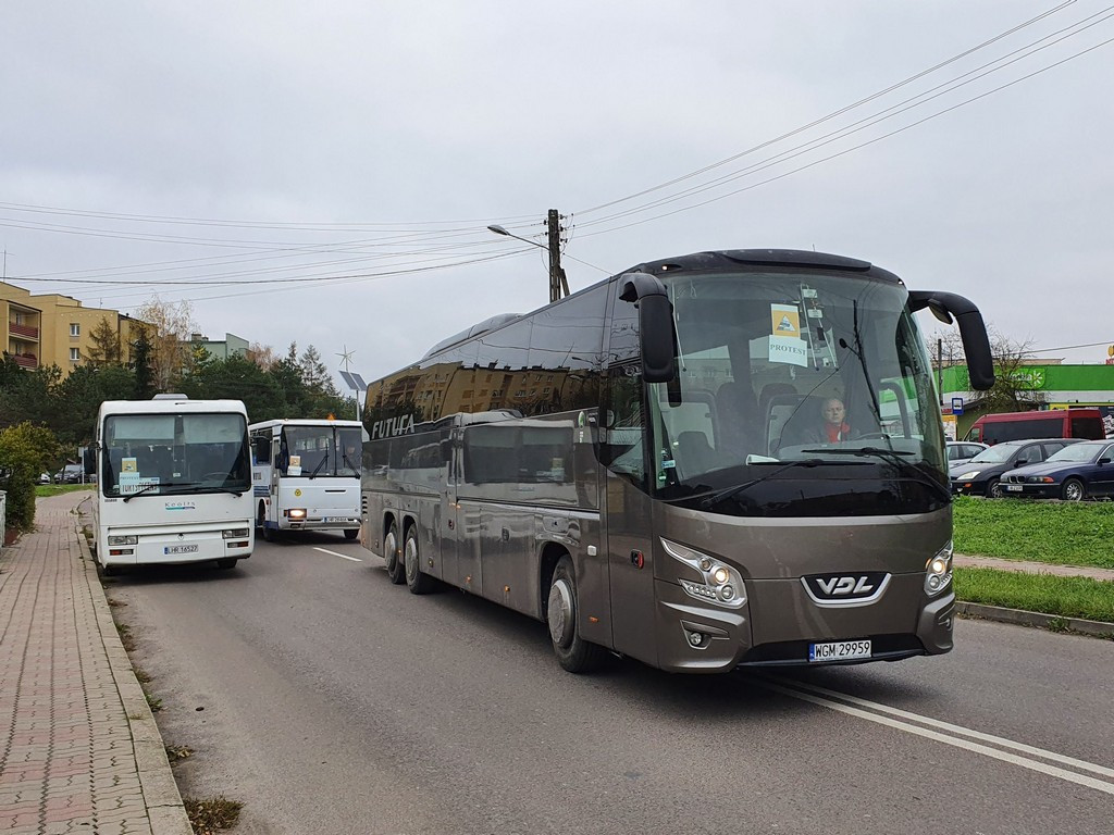 Hrubieszowski protest przewoźników - ZDJĘCIA, WIDEO
