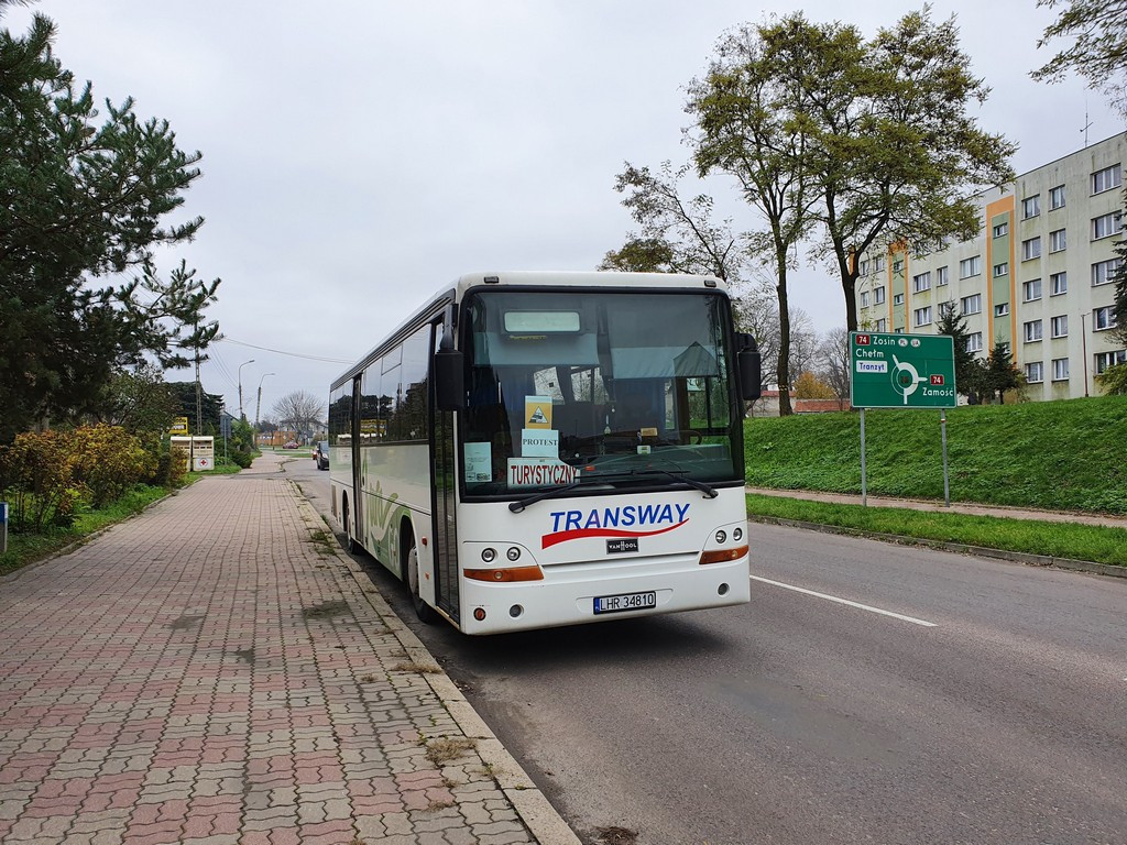 Hrubieszowski protest przewoźników - ZDJĘCIA, WIDEO