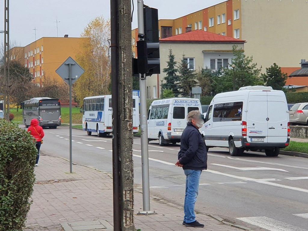 Hrubieszowski protest przewoźników - ZDJĘCIA, WIDEO