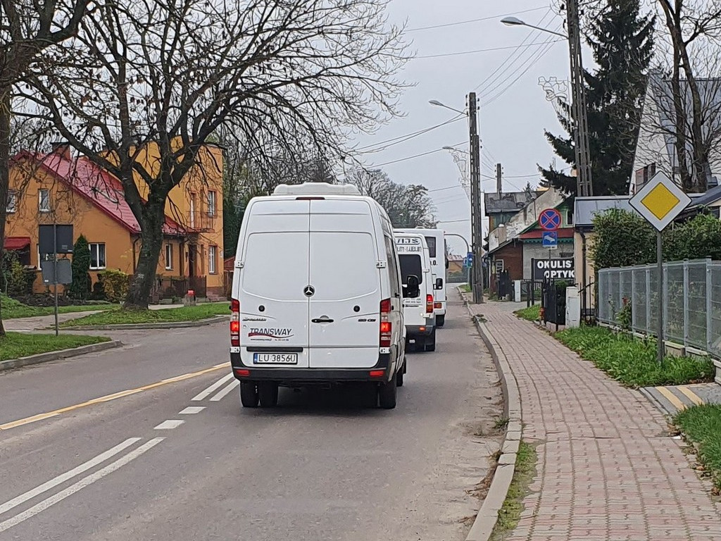 Hrubieszowski protest przewoźników - ZDJĘCIA, WIDEO