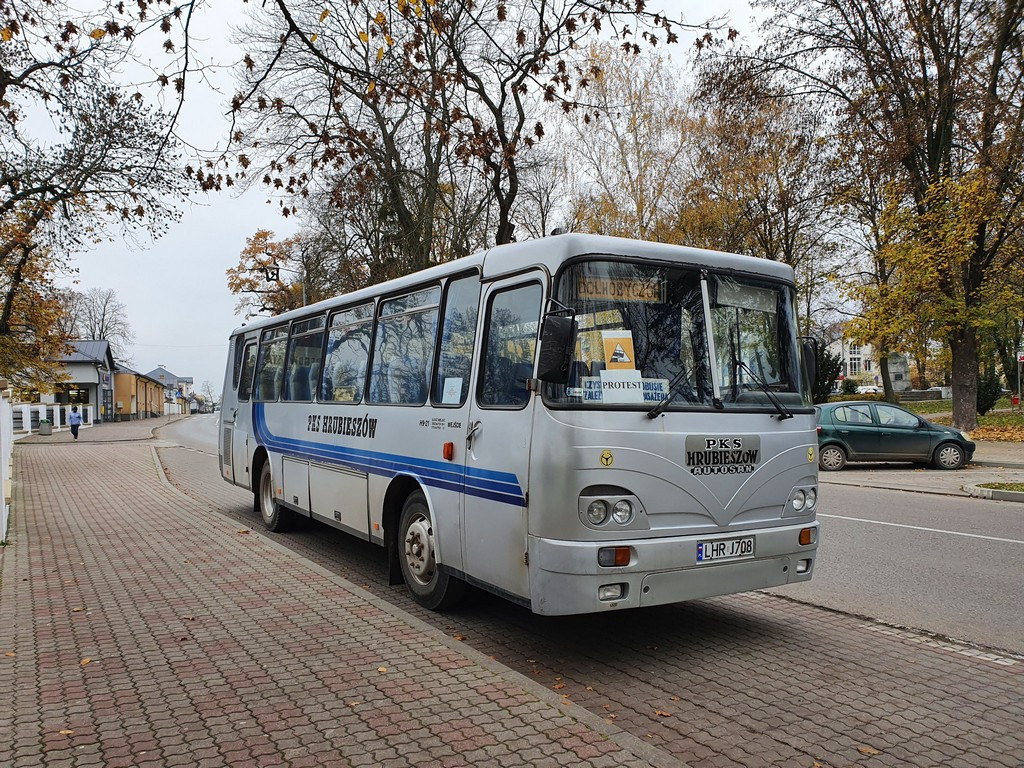 Hrubieszowski protest przewoźników - ZDJĘCIA, WIDEO