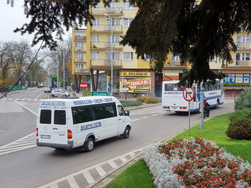 Hrubieszowski protest przewoźników - ZDJĘCIA, WIDEO