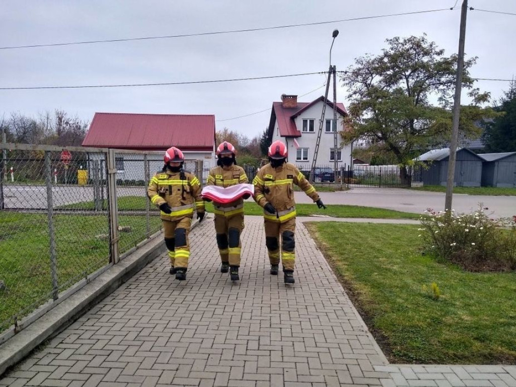 Hrubieszowscy strażacy uczcili Narodowe Święto Niepodległości - ZDJĘCIA, WIDEO