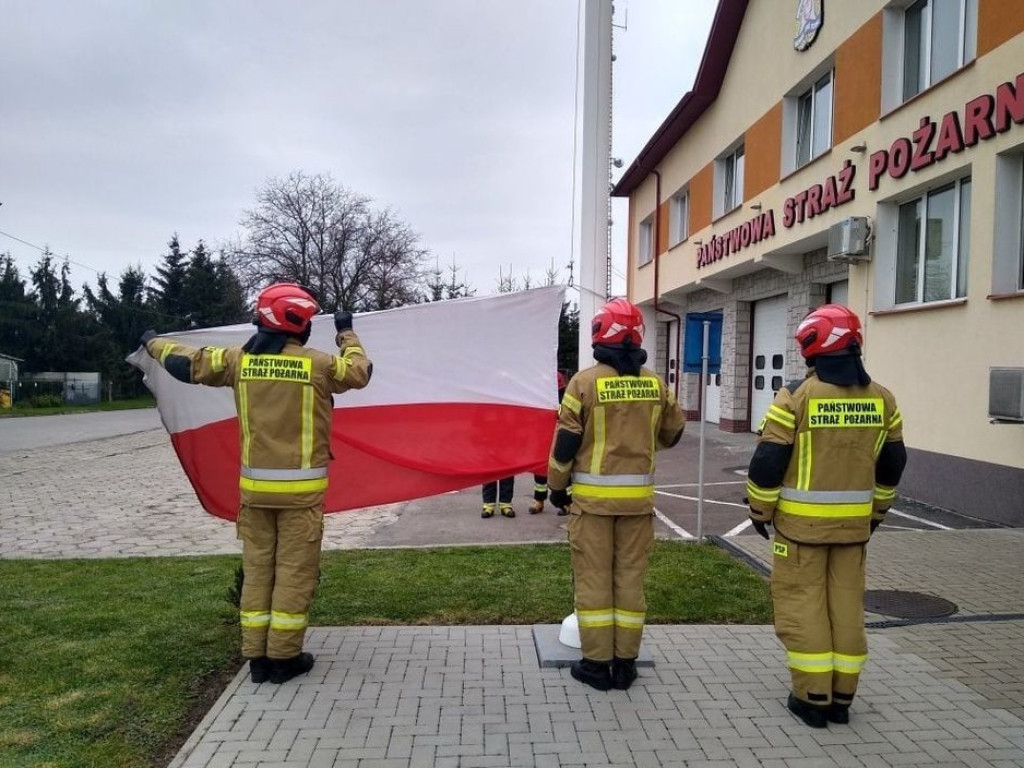 Hrubieszowscy strażacy uczcili Narodowe Święto Niepodległości - ZDJĘCIA, WIDEO