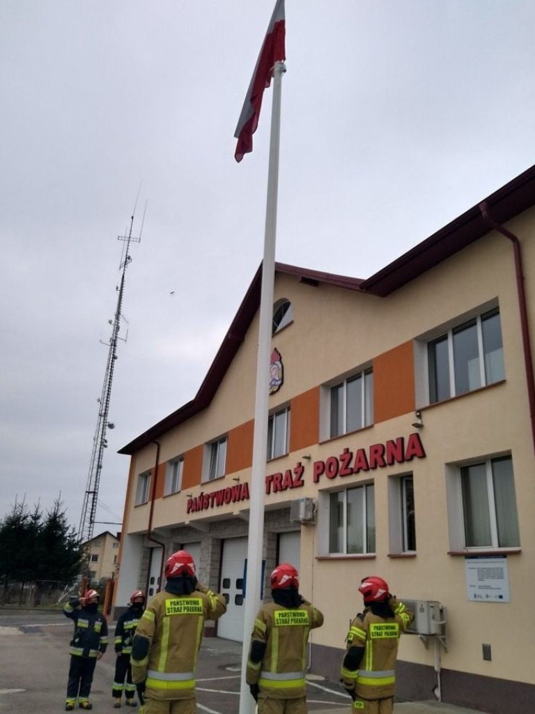 Hrubieszowscy strażacy uczcili Narodowe Święto Niepodległości - ZDJĘCIA, WIDEO
