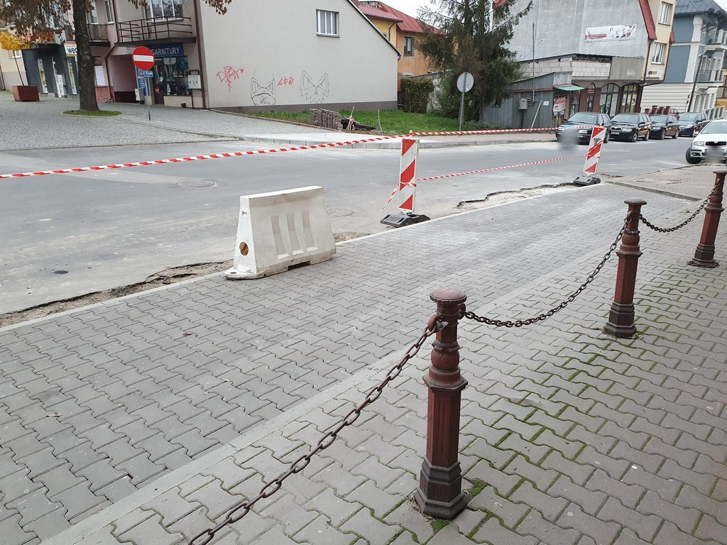 Hrubieszów: Trwa remont Prostej. Uwaga! Jutro utrudnienia w ruchu - ZDJĘCIA