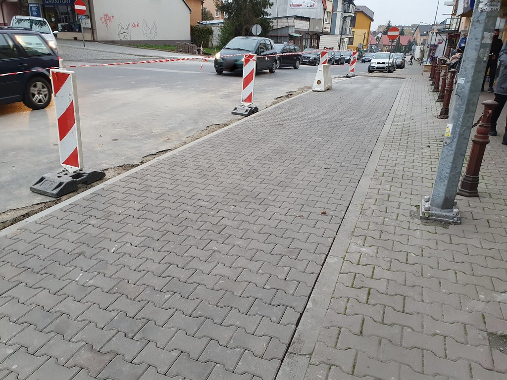 Hrubieszów: Trwa remont Prostej. Uwaga! Jutro utrudnienia w ruchu - ZDJĘCIA