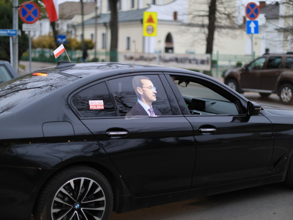 Drugi protest samochodowy w Hrubieszowie - ZDJĘCIA, WIDEO