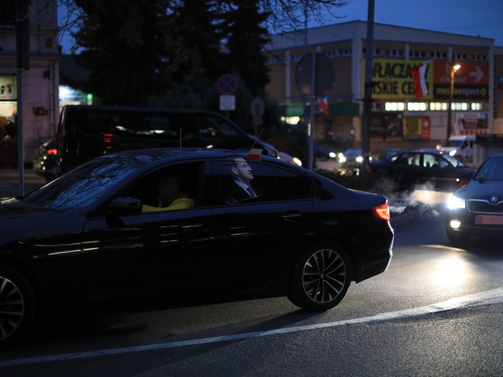 Drugi protest samochodowy w Hrubieszowie - ZDJĘCIA, WIDEO