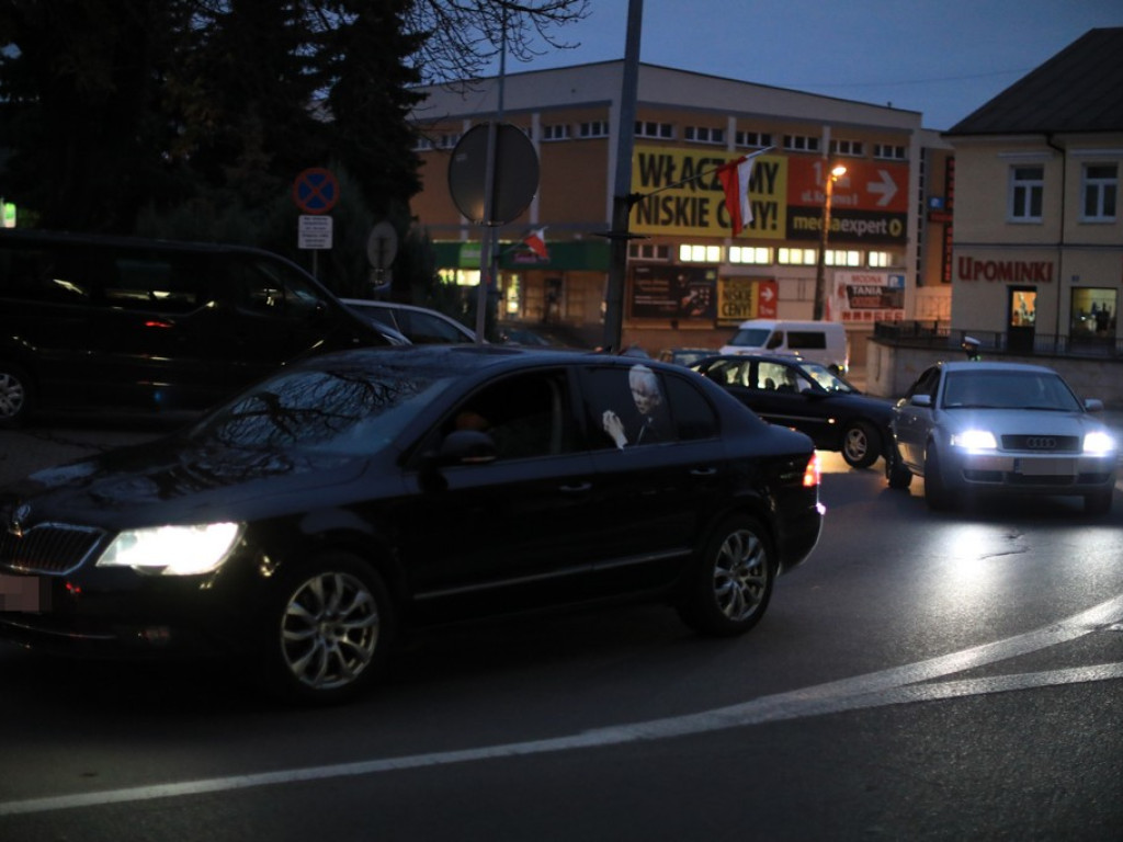 Drugi protest samochodowy w Hrubieszowie - ZDJĘCIA, WIDEO