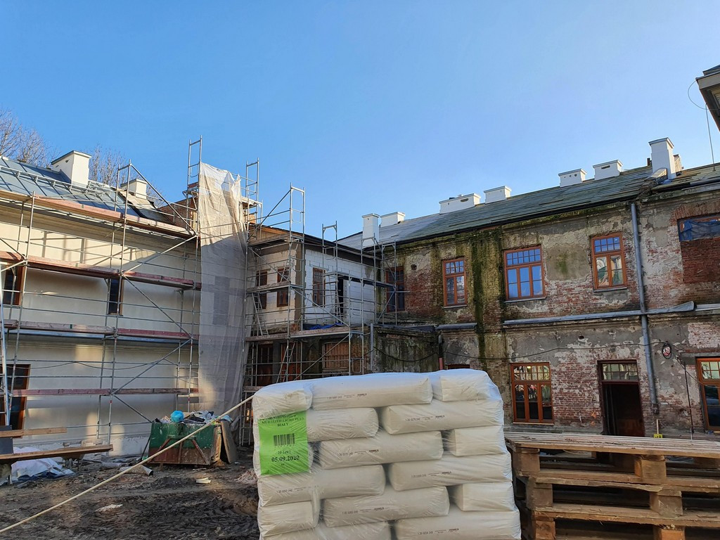 Hrubieszów: Remont budynku Syndykatu Rolniczego - ZDJĘCIA
