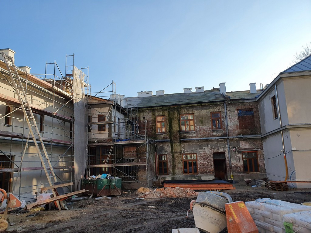 Hrubieszów: Remont budynku Syndykatu Rolniczego - ZDJĘCIA