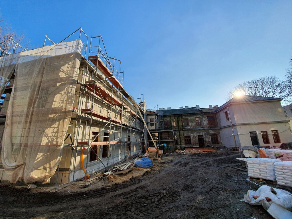 Hrubieszów: Remont budynku Syndykatu Rolniczego - ZDJĘCIA