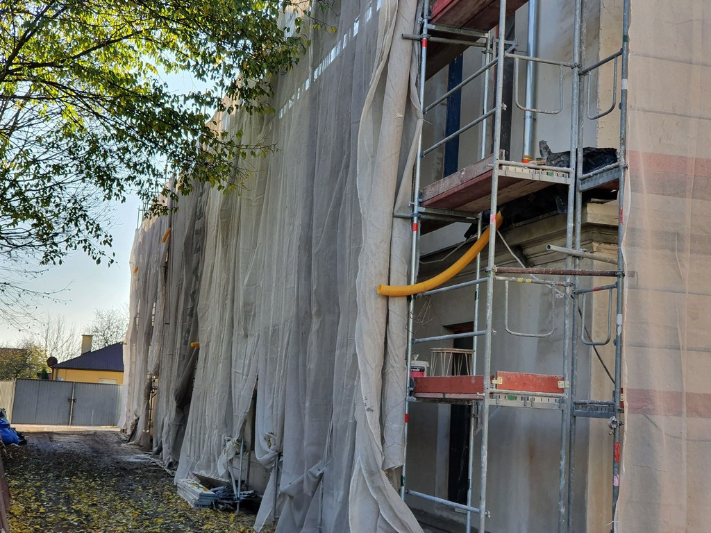 Hrubieszów: Remont budynku Syndykatu Rolniczego - ZDJĘCIA